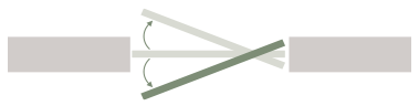 Pivottür rechts Rahmen